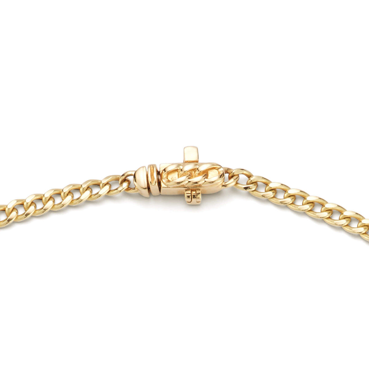 Sylvie Rose Cuban Chain Long Bar Necklace