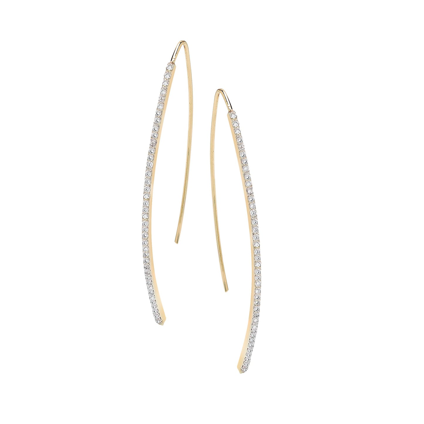 Samantha Modern Hoop Earrings