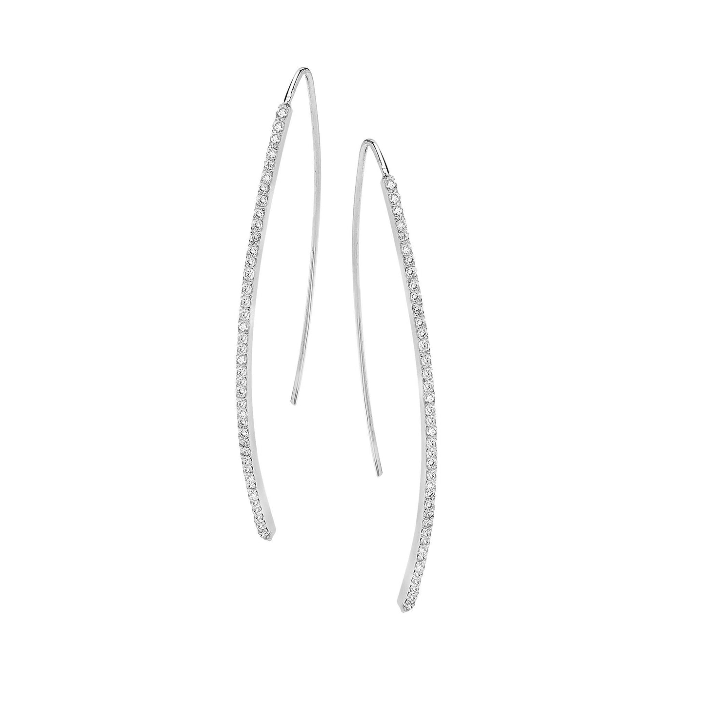 Samantha Modern Hoop Earrings