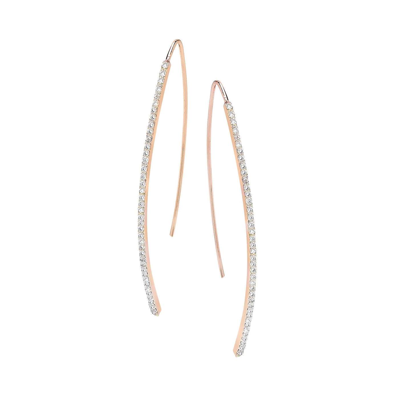 Samantha Modern Hoop Earrings