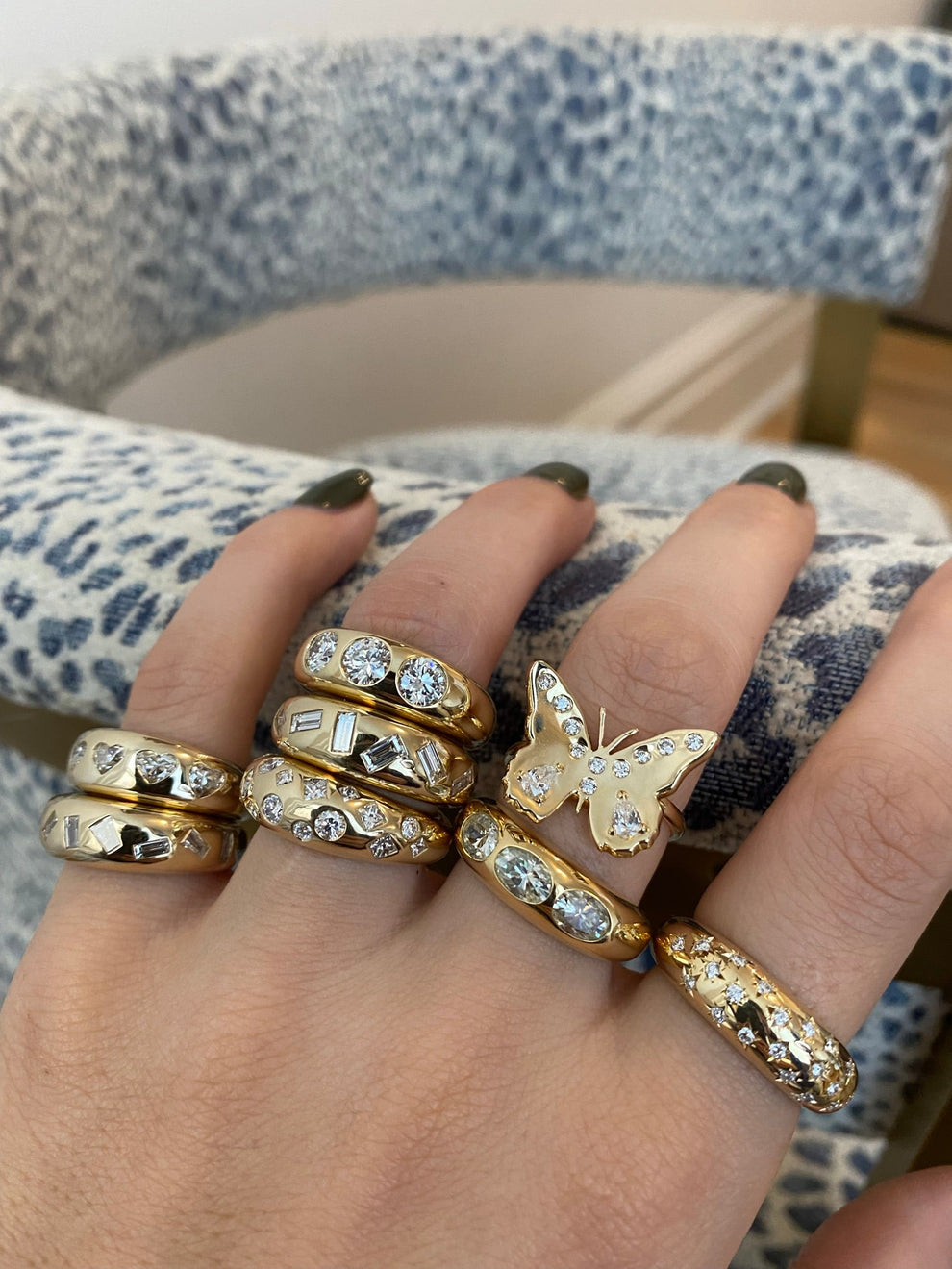 Baguette Diamond Classic Nomad Ring