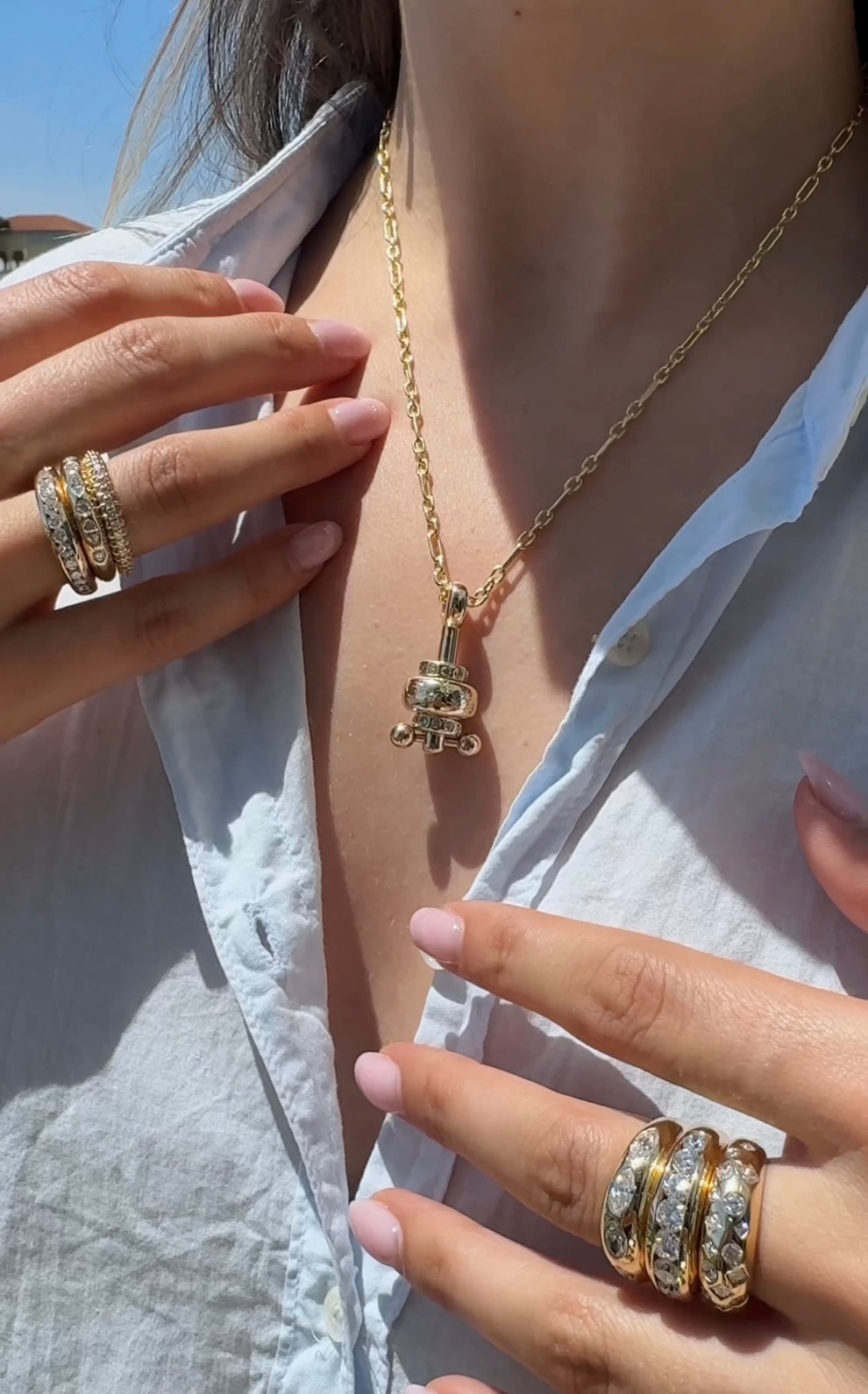 Barbell Pendant
