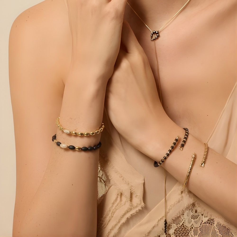 Swedish Fish Bangle - In the Black