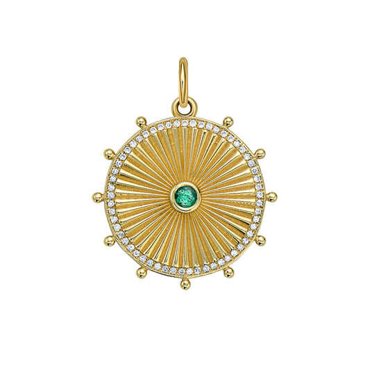 Cassandane Emerald Sun Medallion