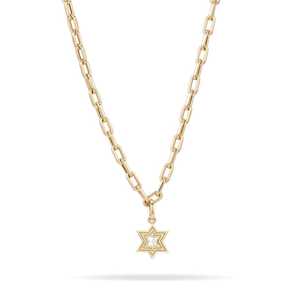 Groovy Star of David Hinged Charm