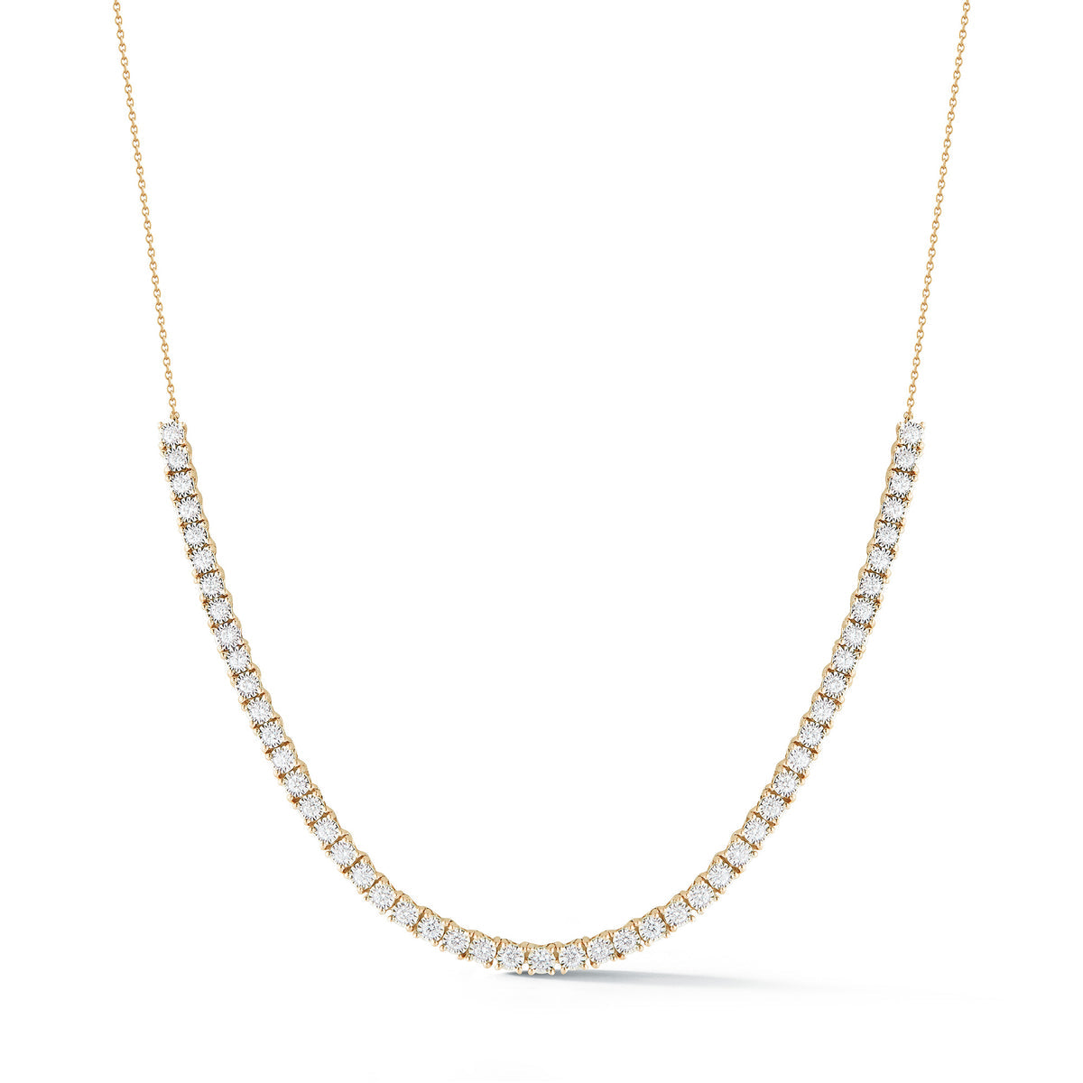 Ava Bea Tennis Necklace - 14k Yellow Gold