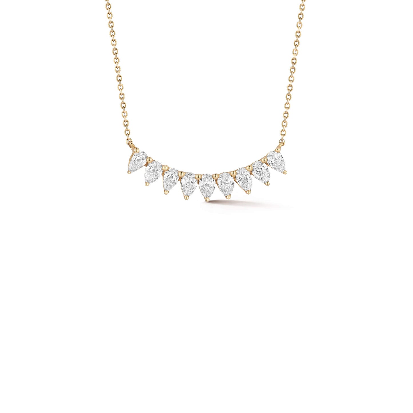 Taylor Elaine Pear Long Bar Necklace