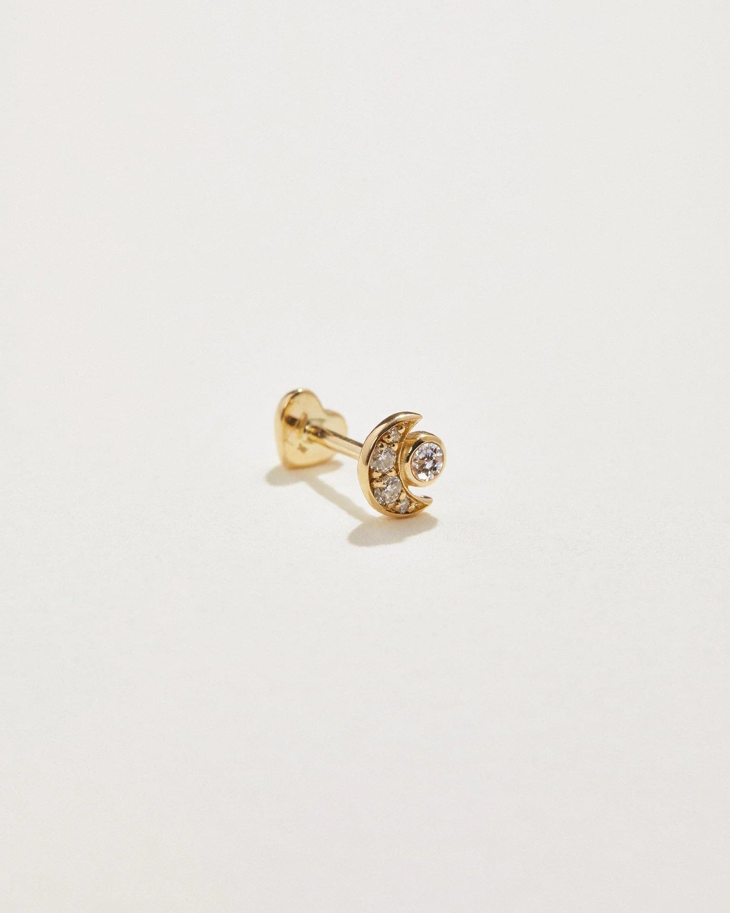 Crescent Cluster Stud