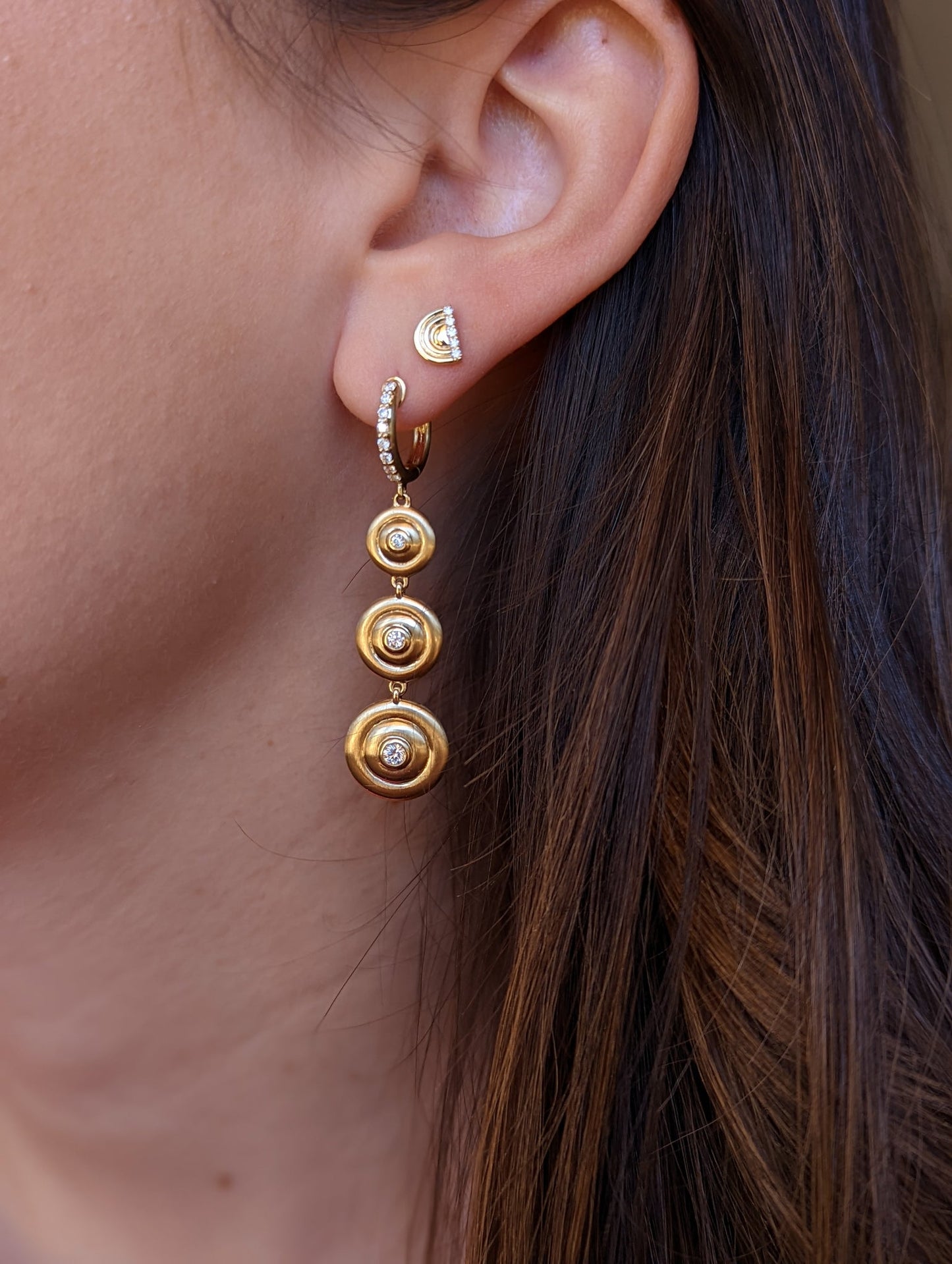 Evolve Chandelier Earring - Emerald