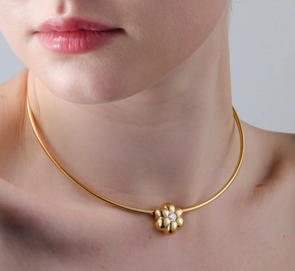 Jumbo Diamond Flower Bangers Charm