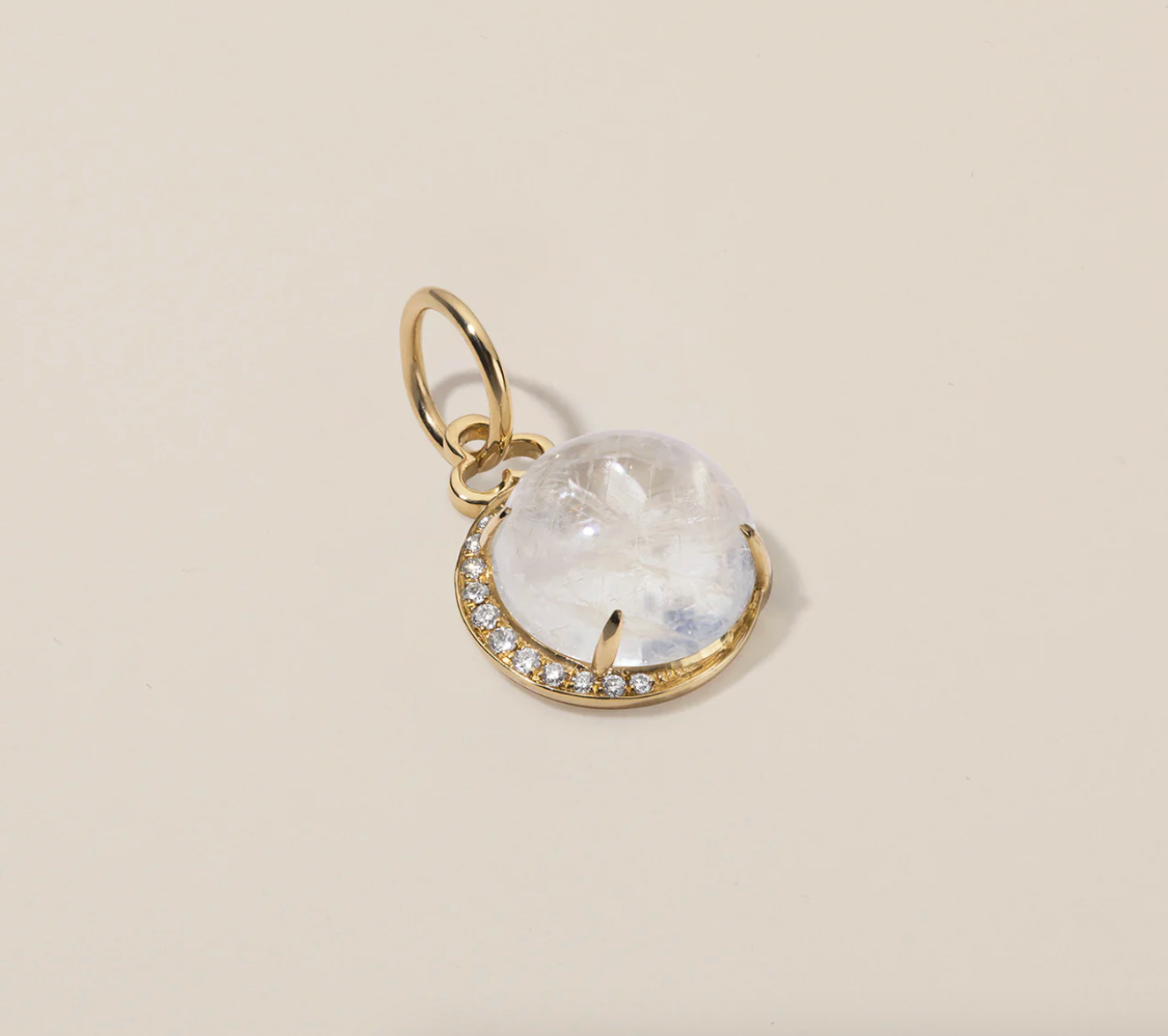 Moon Charm - Rainbow Moonstone