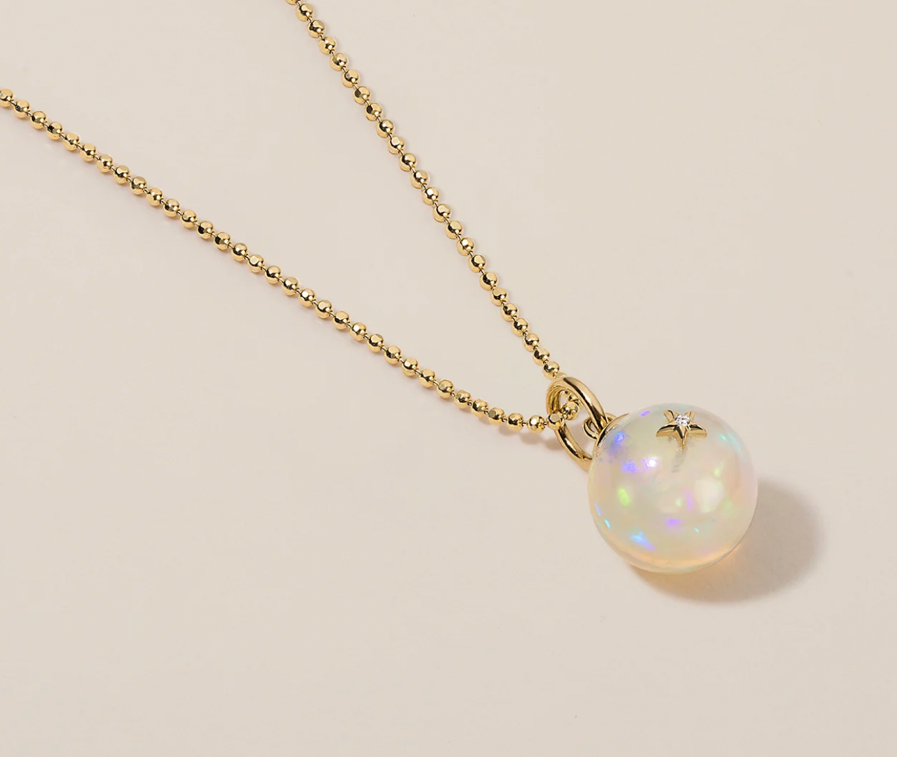 Morning Star Charm with Ethiopian Opal