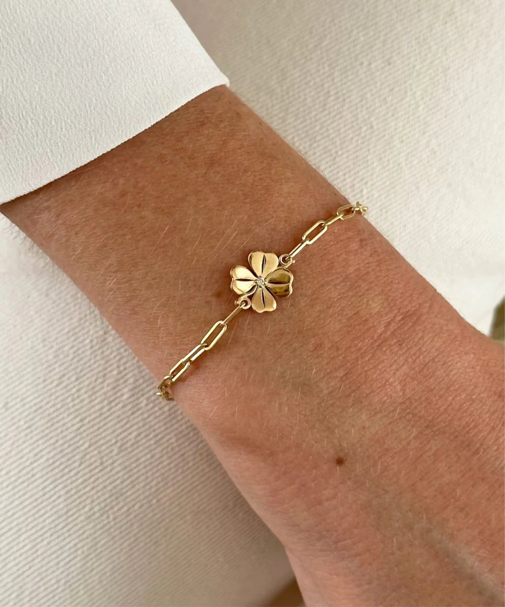 Four Leaf Clover Bracelet