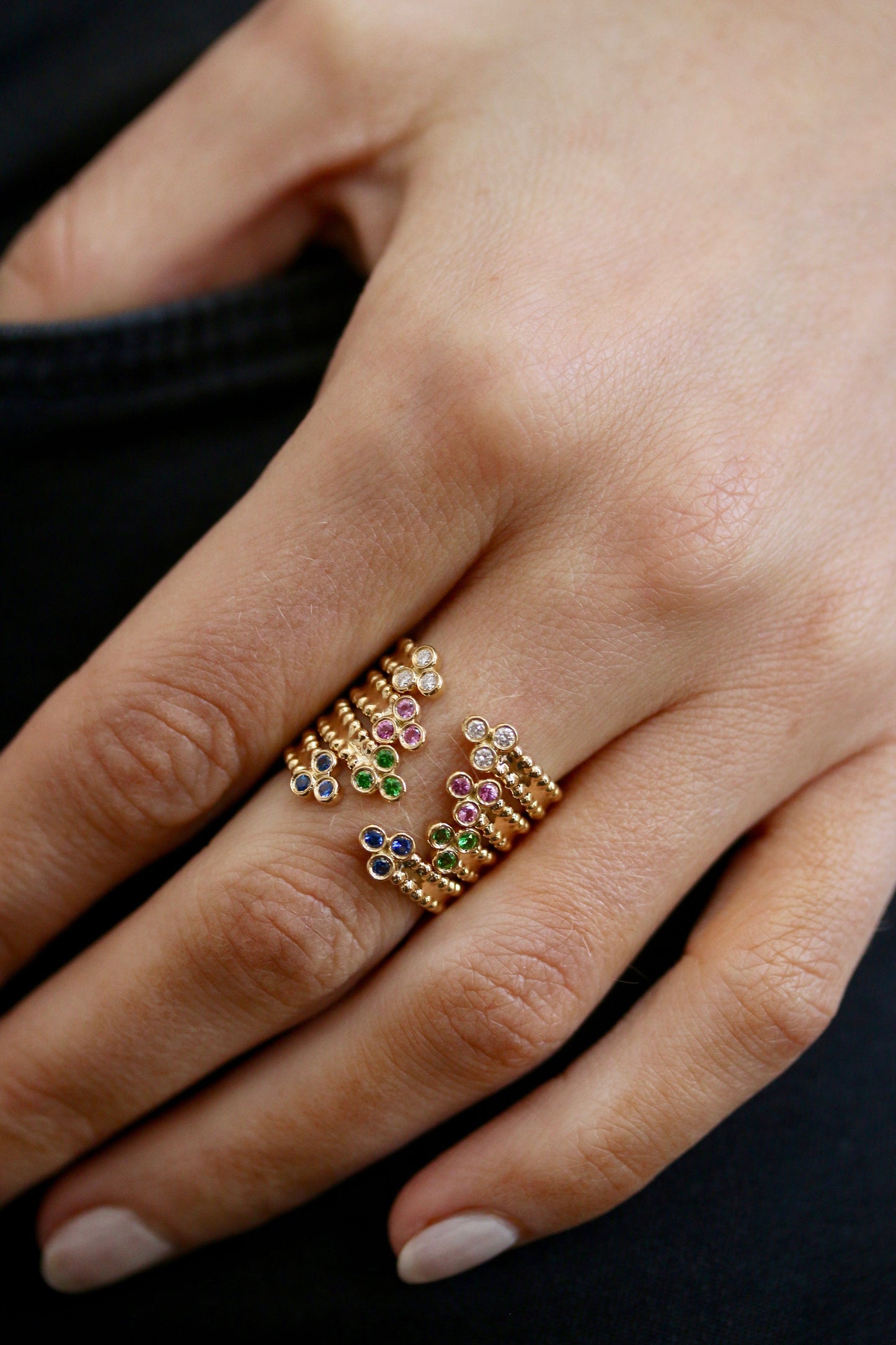 Harmony Ring - Blue Sapphires