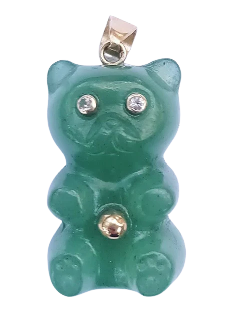 Green Aventurine Gummy Bear