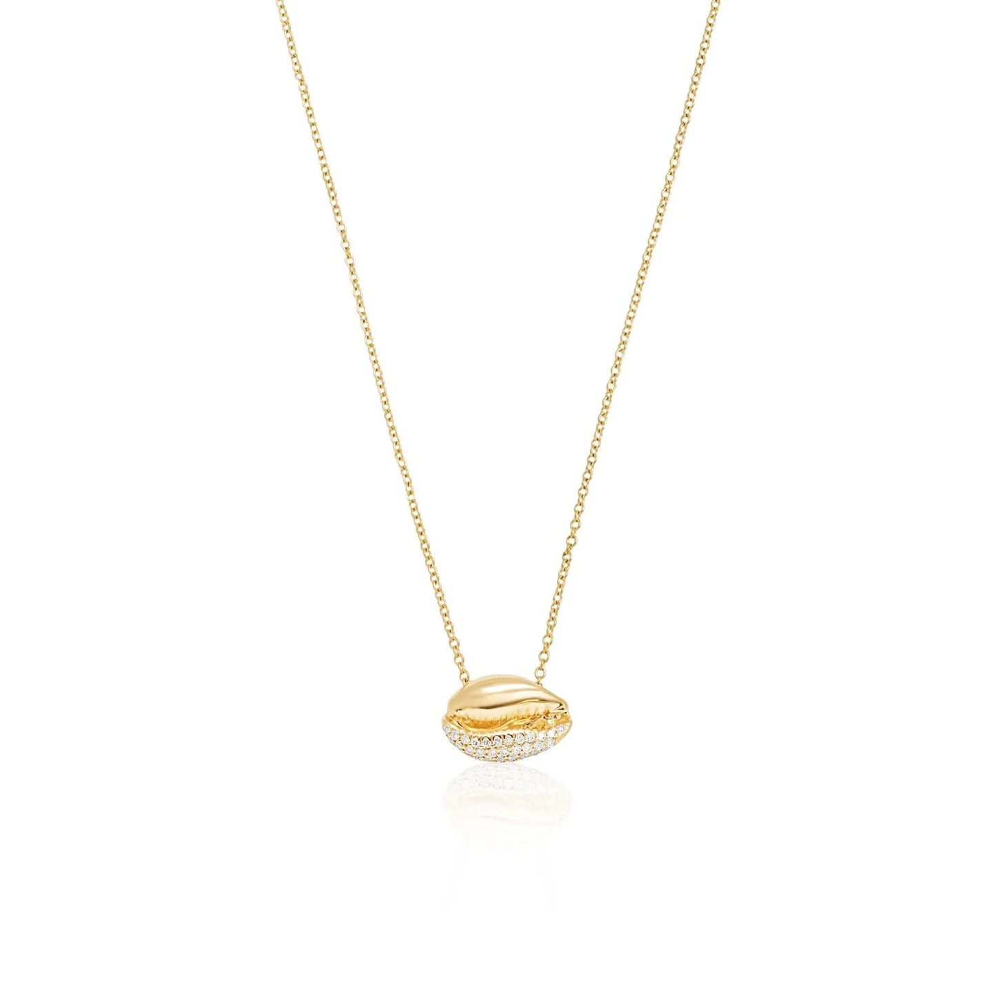 Le Cauri Demi Pave Diamond Necklace