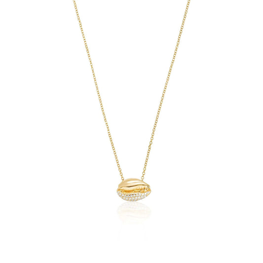 Le Cauri Demi Pave Diamond Necklace