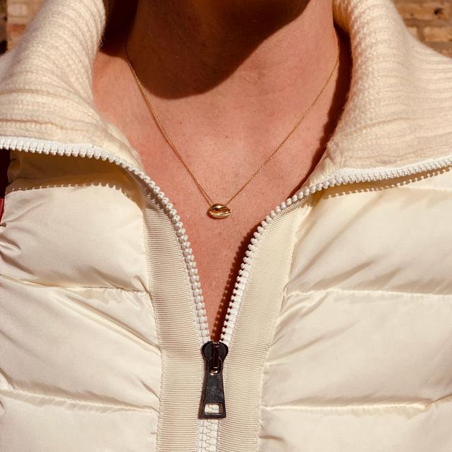 Le Cauri Demi Pave Diamond Necklace