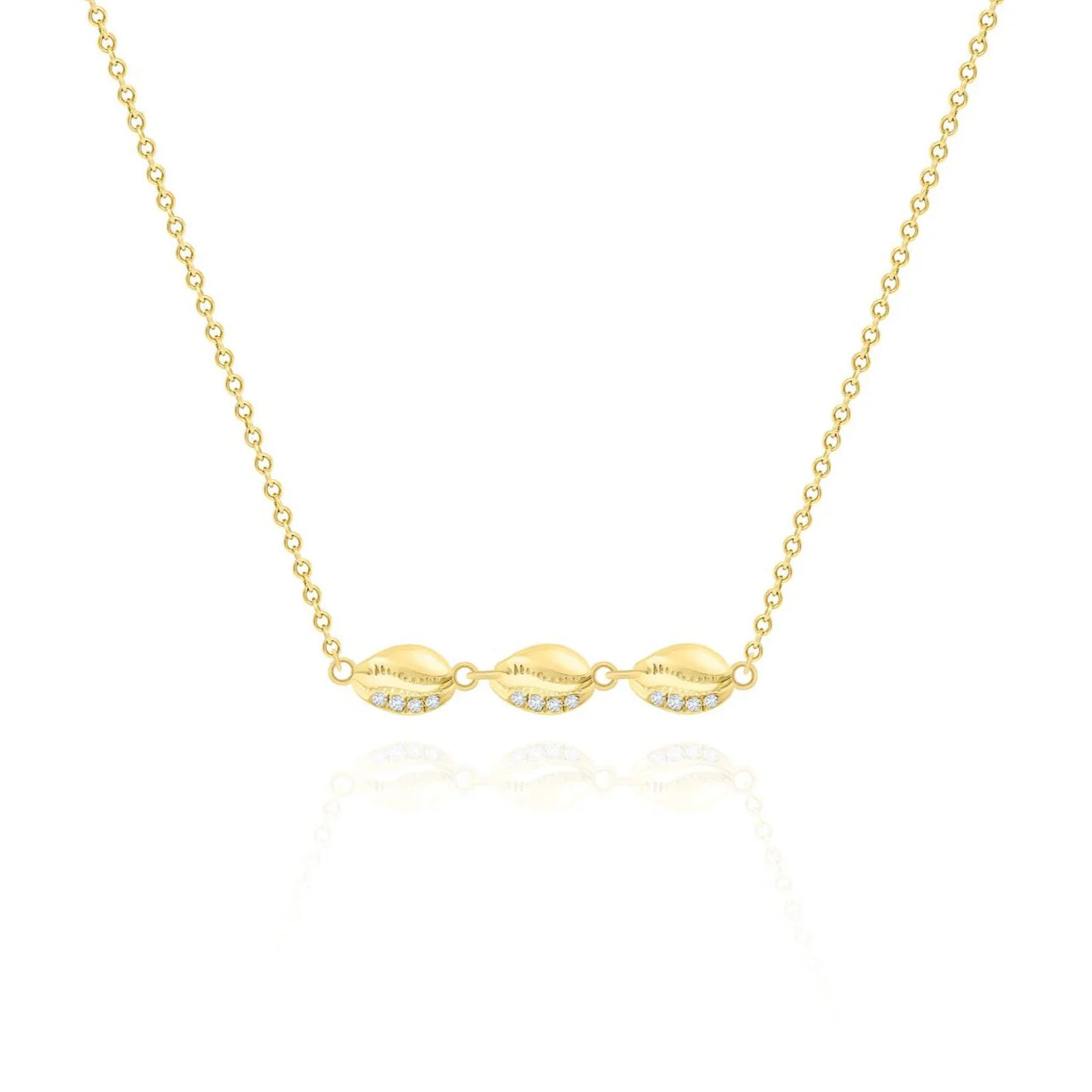 Le Cauri Triple Shell Necklace