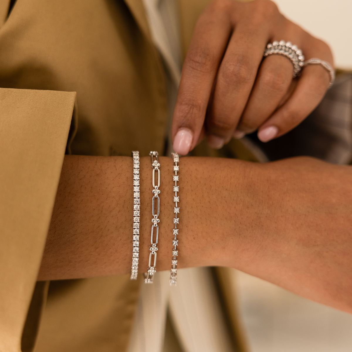 Ava Bea Interval Tennis Bracelet