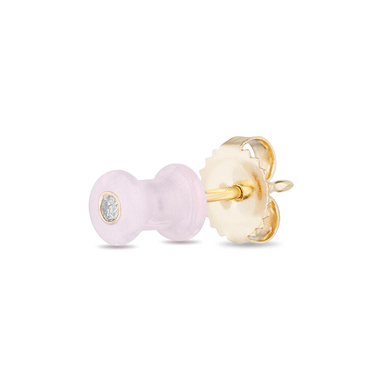 Push Pin Stud - Pink Opal