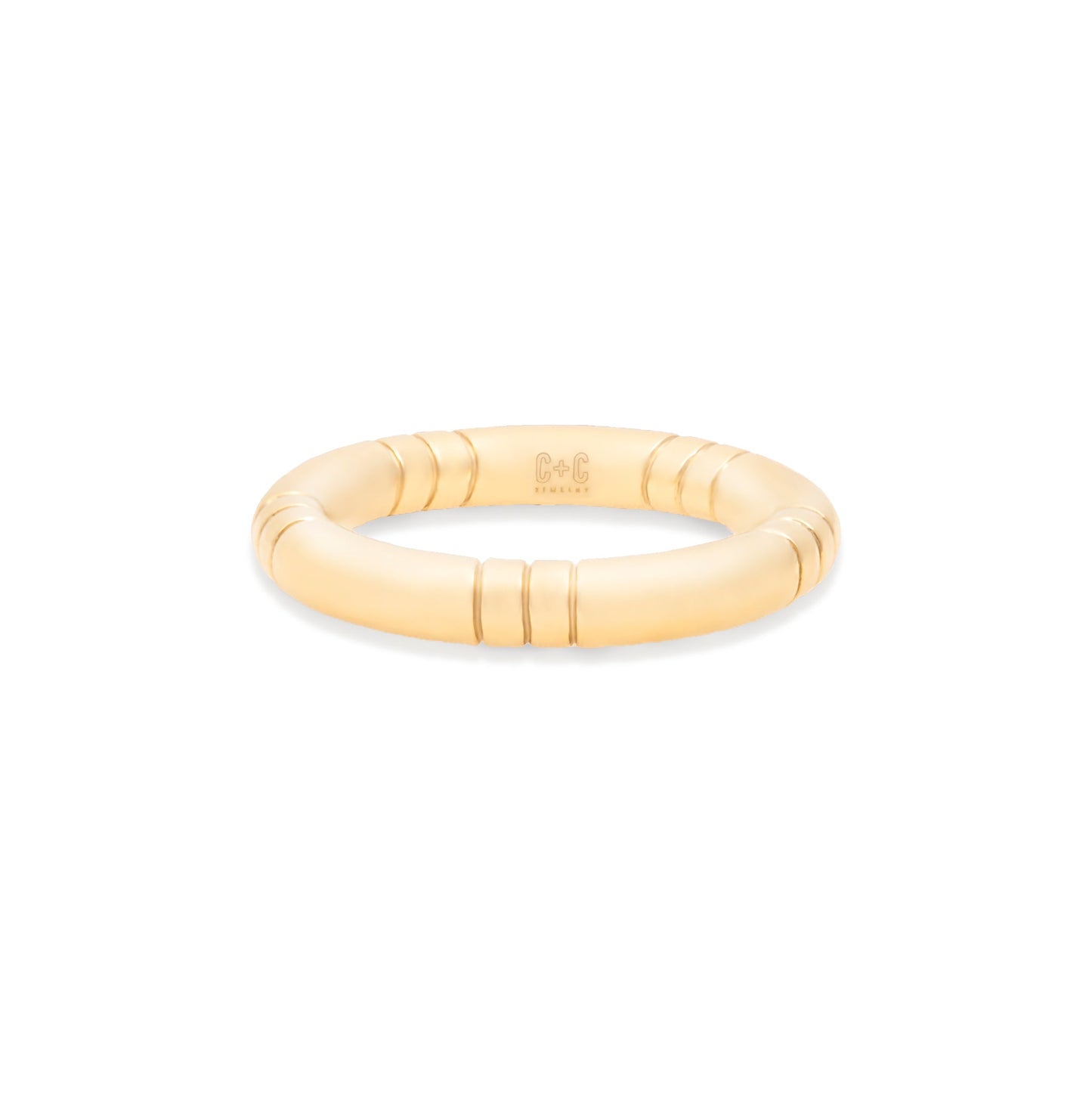 The Crew Stacking Ring - Etched