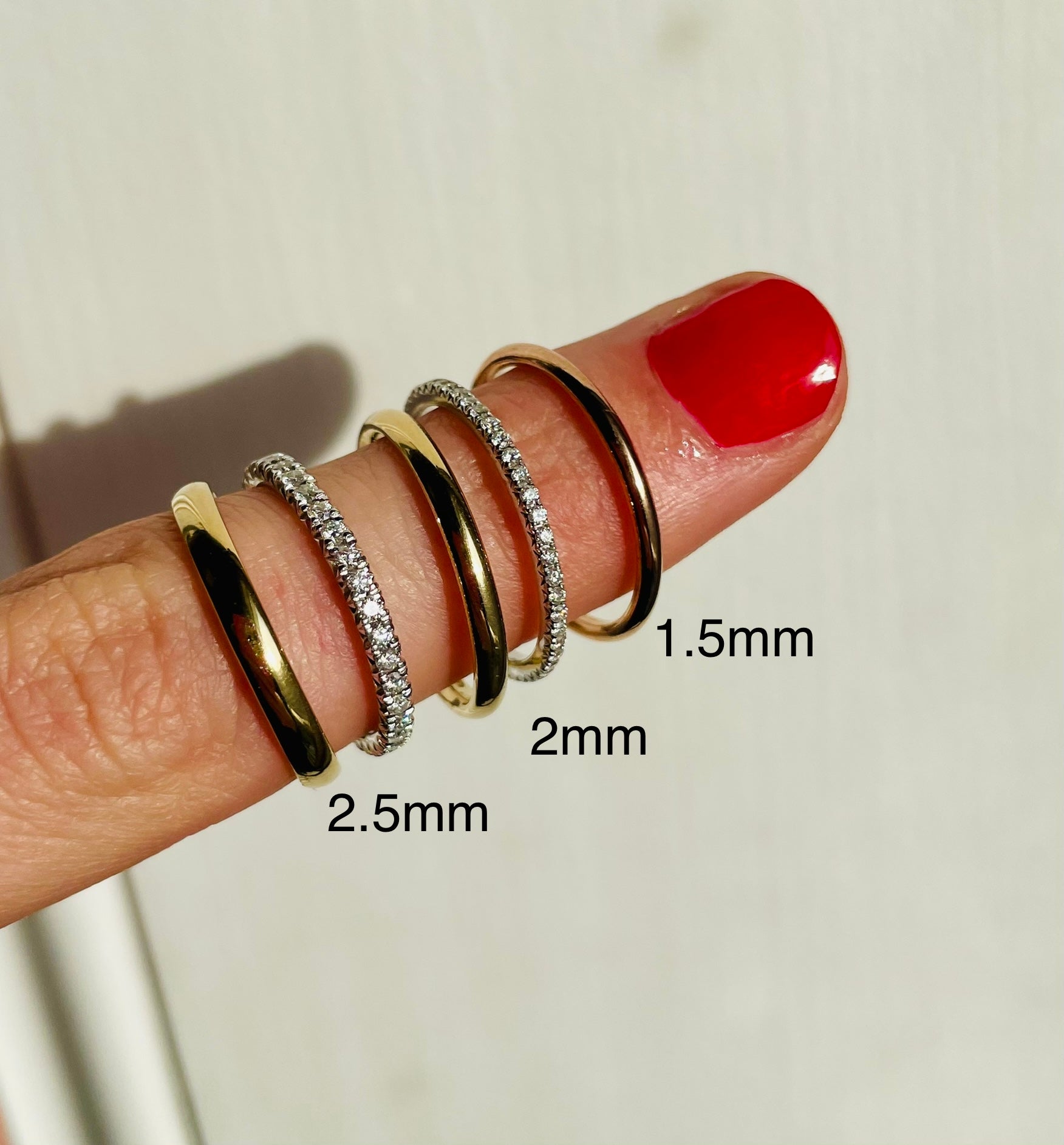 comfort fit wedding band