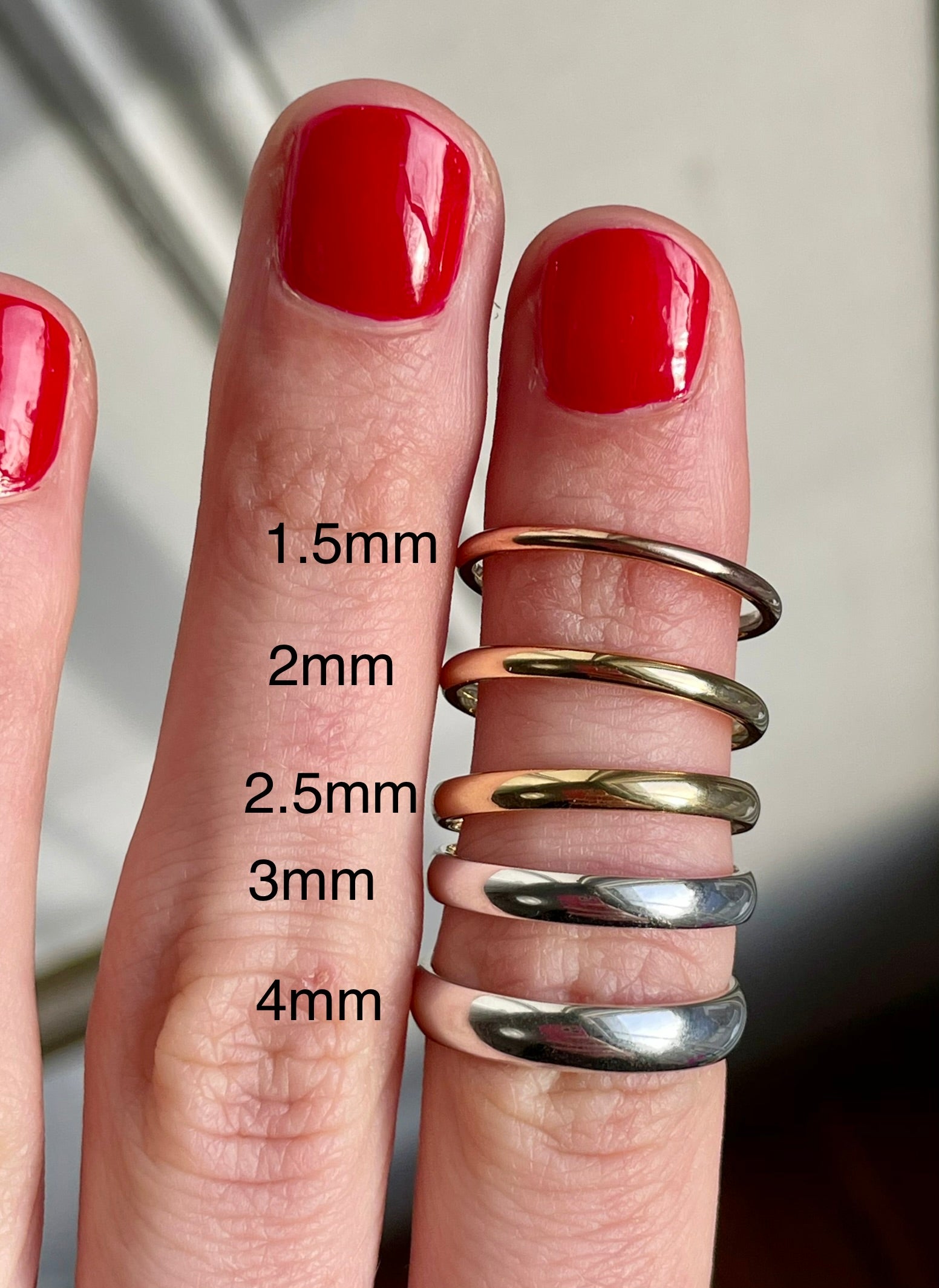 14k white gold wedding ring