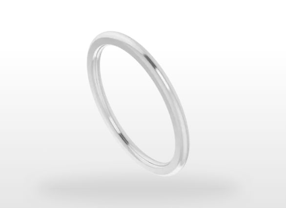 Classic Gold Band - 1.5mm Width