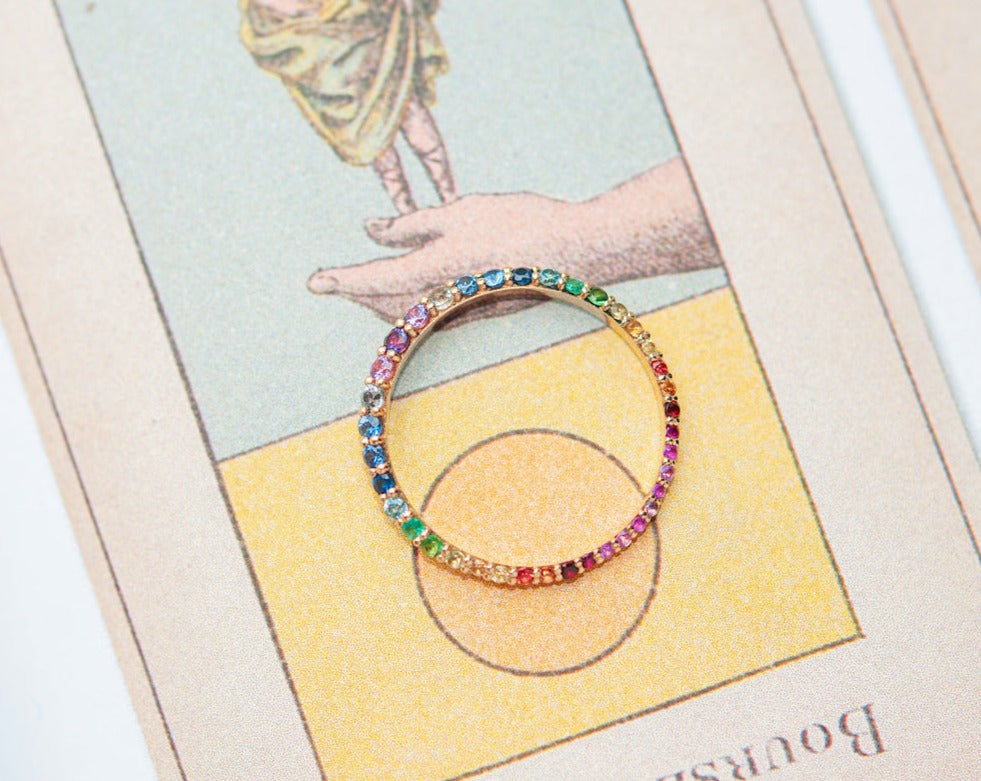 Ring of Salt - Multicolored Sapphires