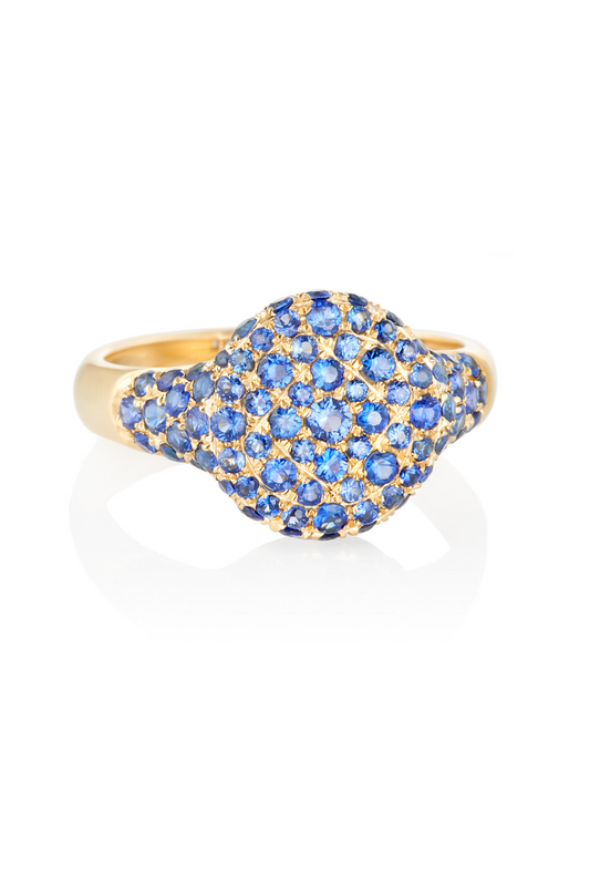 Sugar Pinky Ring - Blue Sapphires