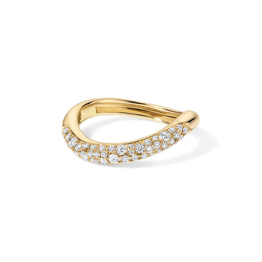 Wave Ring - Diamond