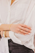 Load image into Gallery viewer, The Edge Straight Stacking Ring - Diamond