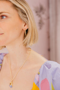 Mini Eyelet Hoop Earrings