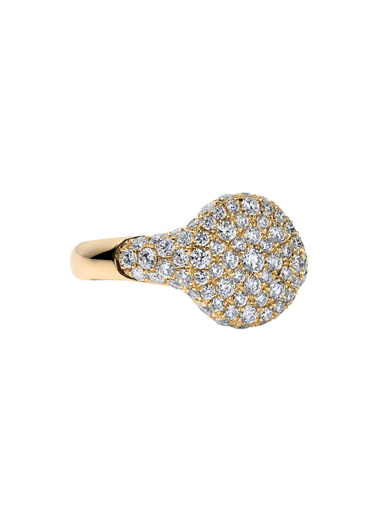 Diamond Sugar Pinky Ring