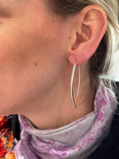 Samantha Modern Hoop Earrings