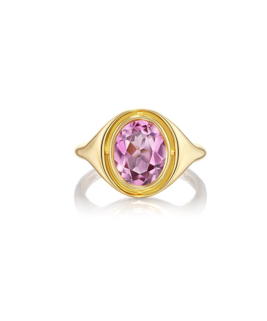 Eclipse Ring with Pink Sapphire
