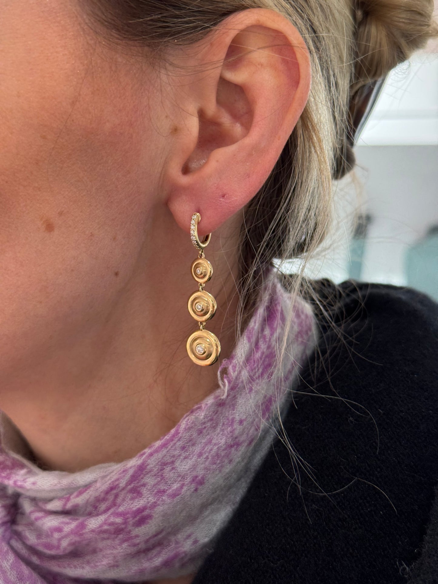 Evolve Chandelier Earring - Diamond