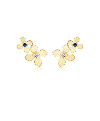 Double Fleur Earrings