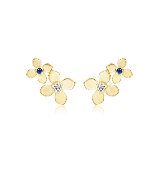 Double Fleur Earrings