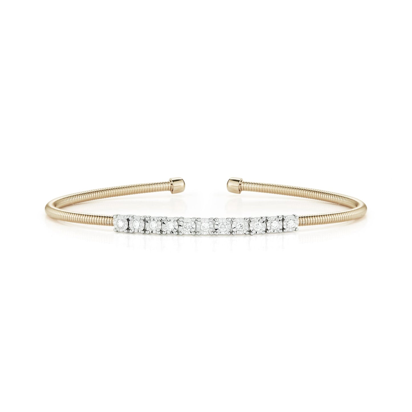 Ava Bea Flexi Cuff - 14k Yellow Gold