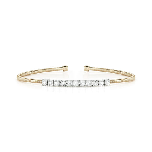 Ava Bea Flexi Cuff - 14k Yellow Gold