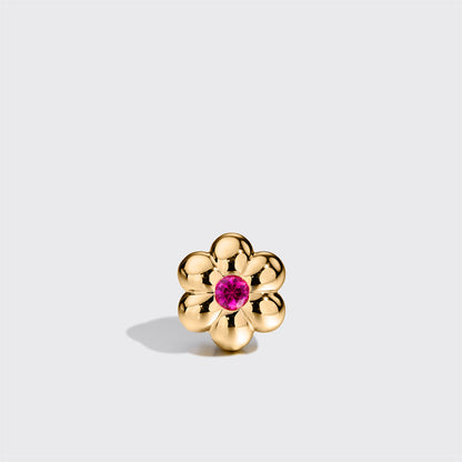 Flower Bangers Charm - Pink Sapphire