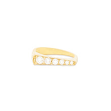 Load image into Gallery viewer, The Edge Tapered Stacking Ring - Diamond