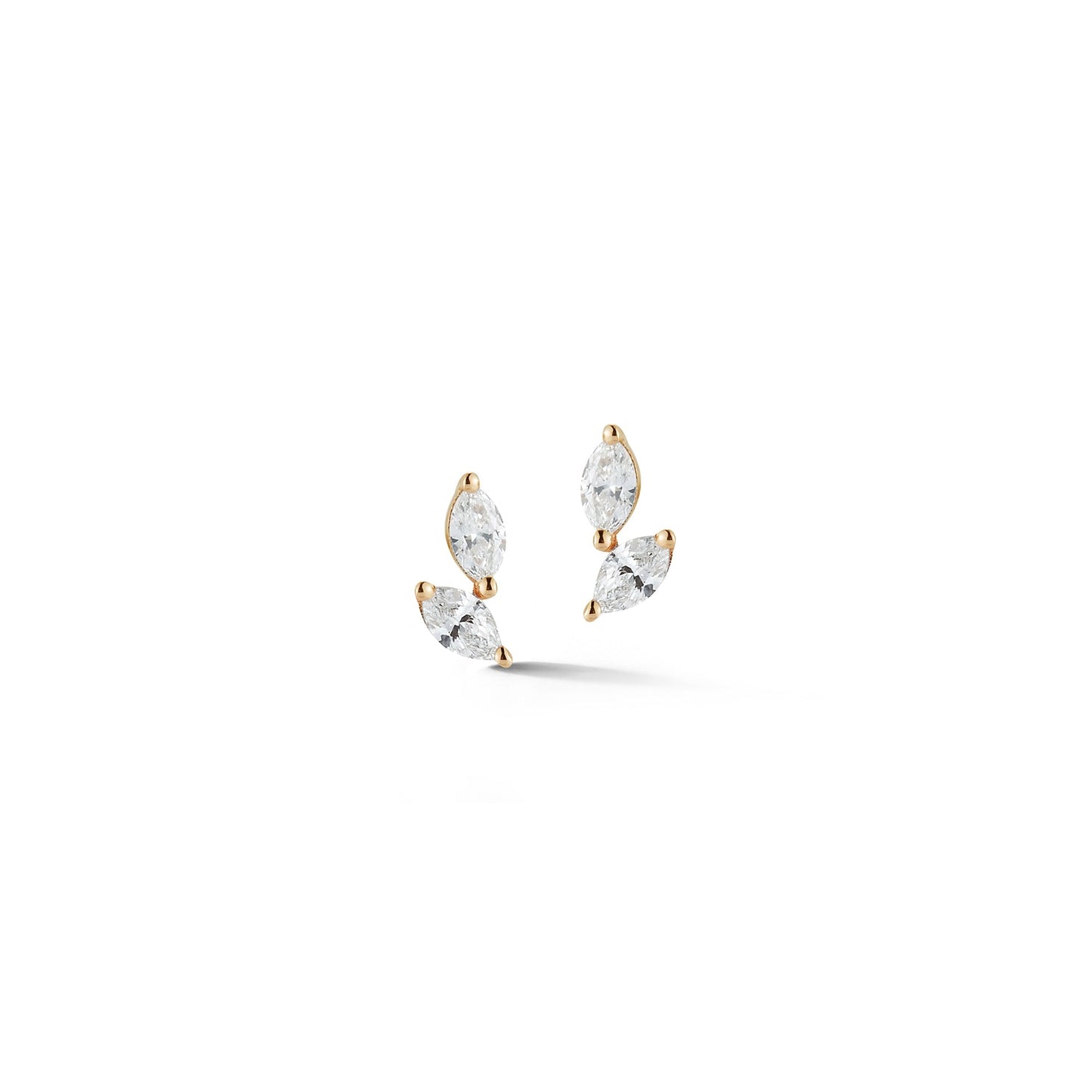 Alexa Jordyn Marquise Diamond Drift Studs