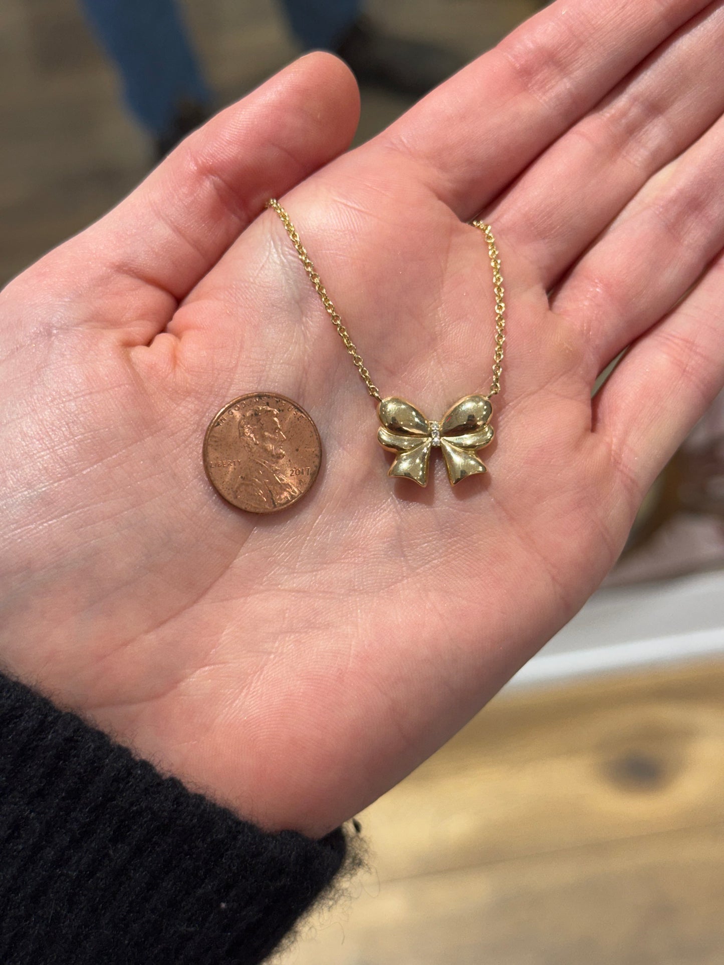 Evie Bow Necklace