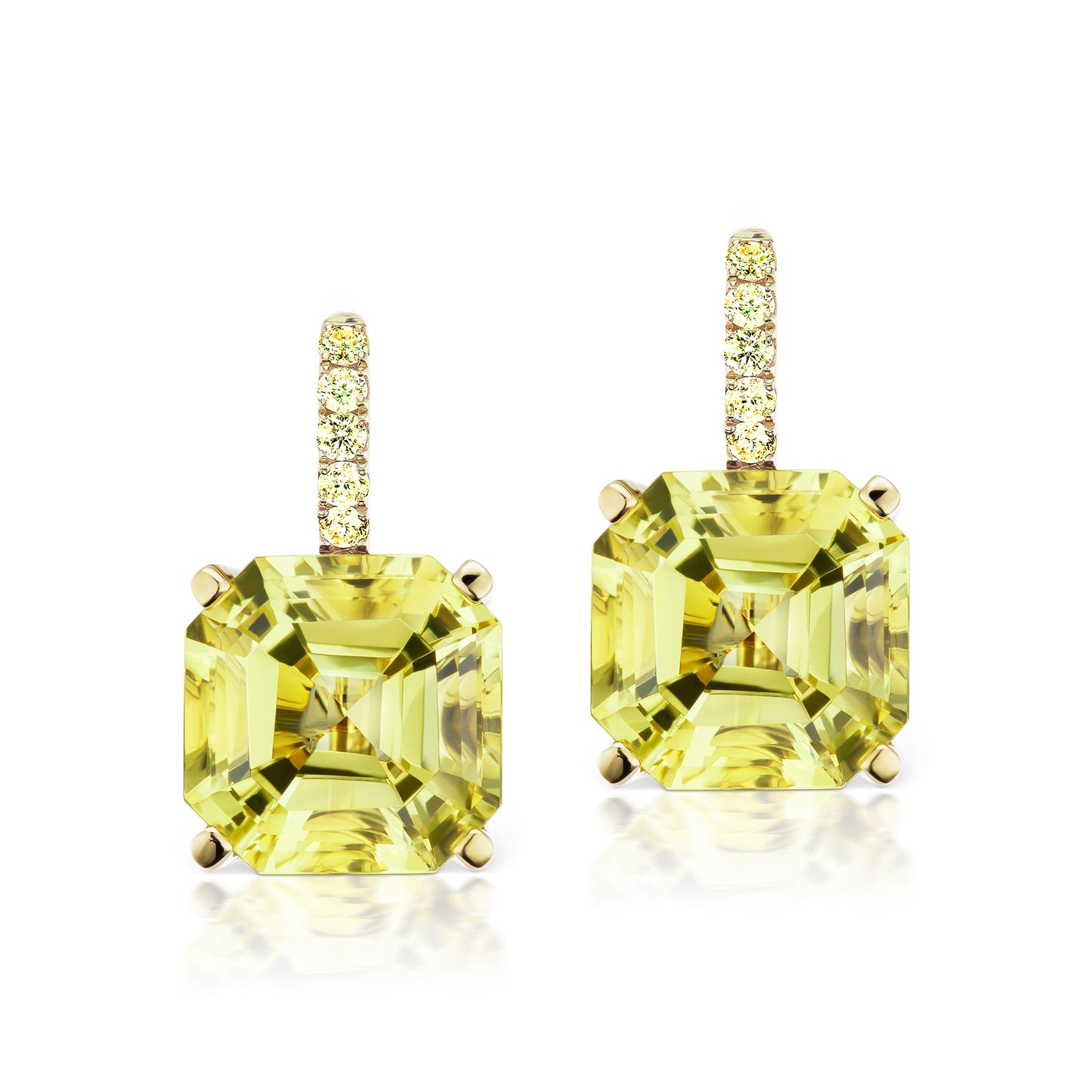 Color Candy Ear Drops - Lemon Quartz