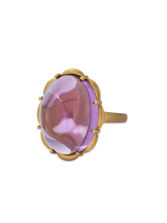Margot Ring with Amethyst