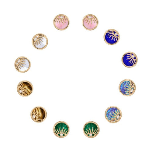 Sunrise Studs - Abalone