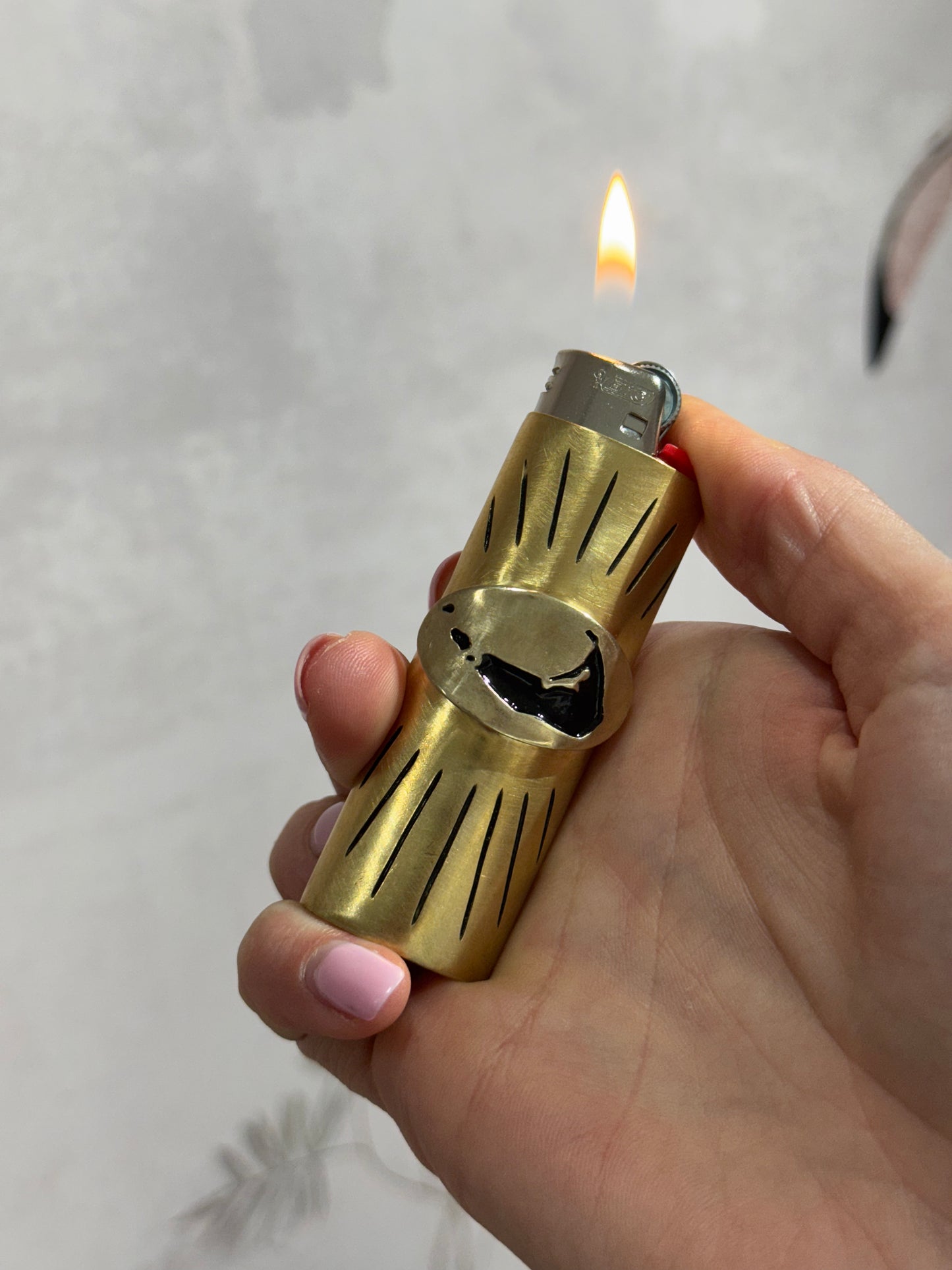 Nantucket Lighter Case with Lines